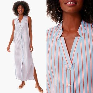 Tuckernuck Pomander Place Striped Lara Dress Size Large